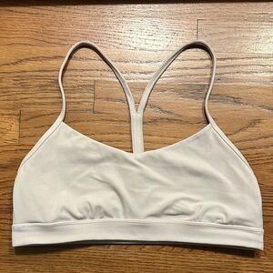 Women's Cream Lululemon Bralette Sportsbra